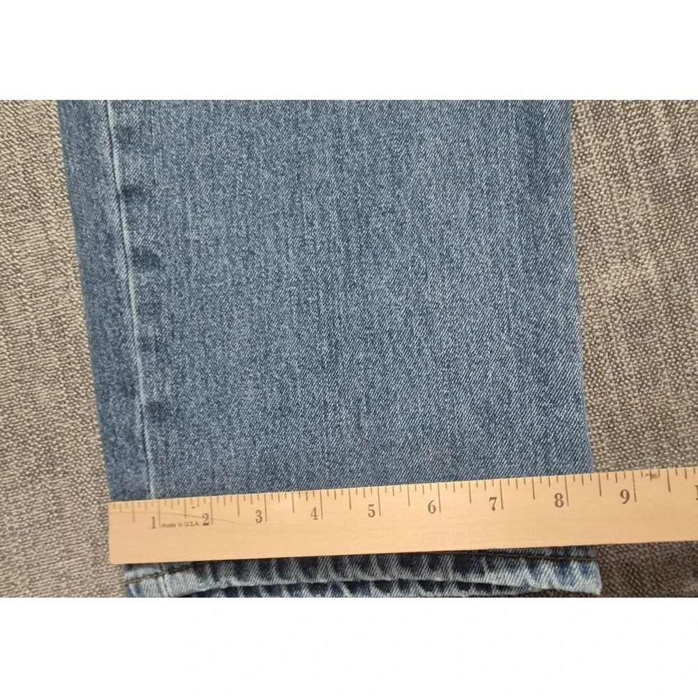 Levi 550 men's medium wash denim blue‎ jeans 38x32 Cotton straight leg